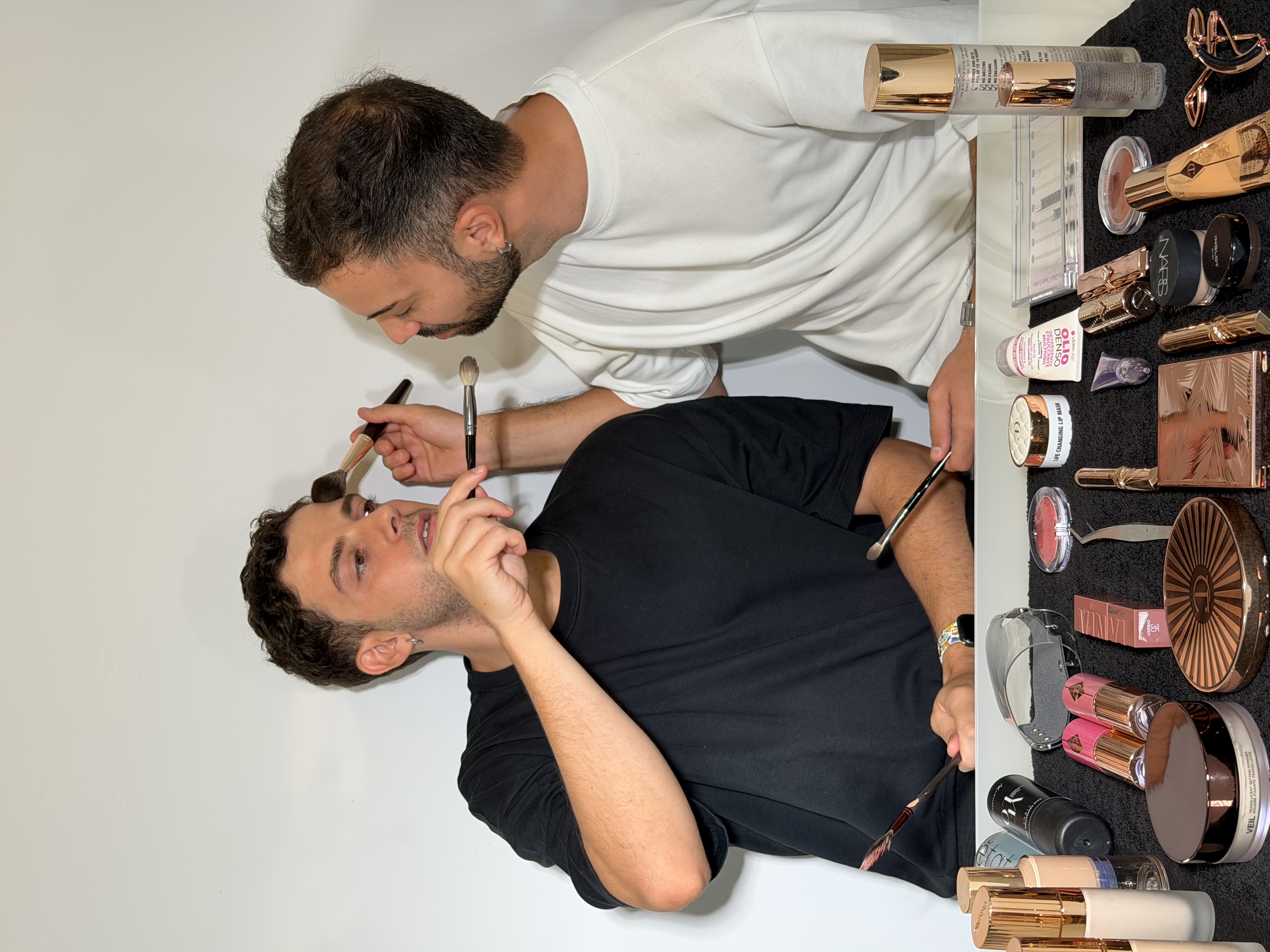 Makeup session Nicola & Davide