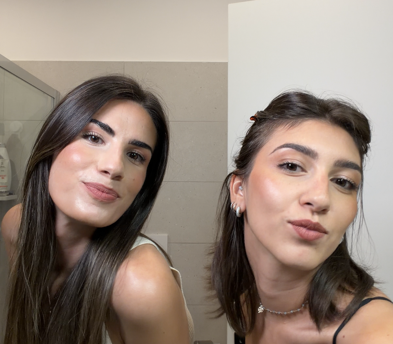 Makeup session Serena & Katia